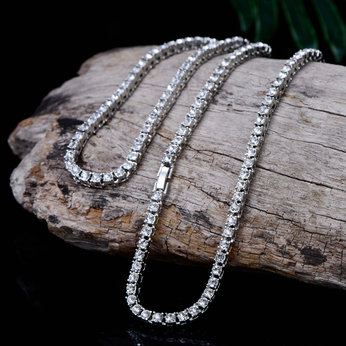 New Classical 4MM Tennis Chain Iced Out Bracelet Necklace Men Fashion Hip-Hop Jewelry Women 8/16/18/20/24/30inch Choker Gift