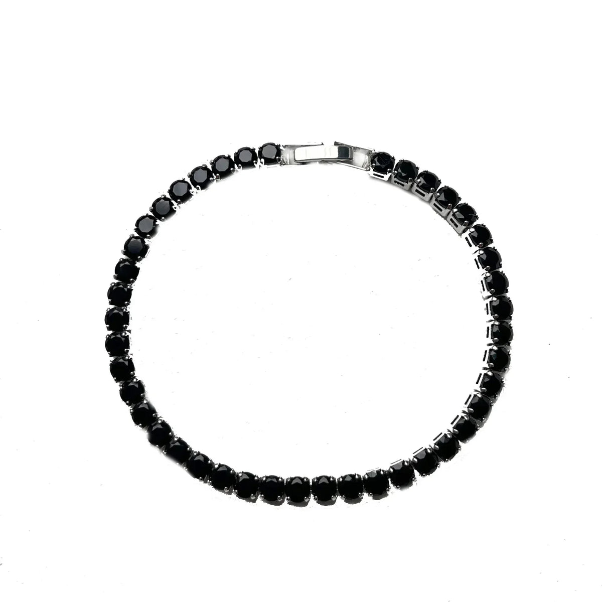 Luxury Hiphop Iced Out  4mm Cubic Zirconia Crystal Tennis Bracelets For Women Men Gold Color Silver Color Bracelet Chain Jewelry
